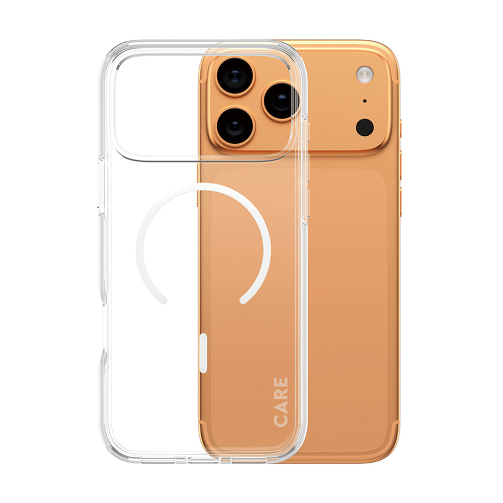 MagSafe hoesje voor Apple iPhone 17 Pro, PanzerGlass, Care Urban Explorer, Transparant Wit