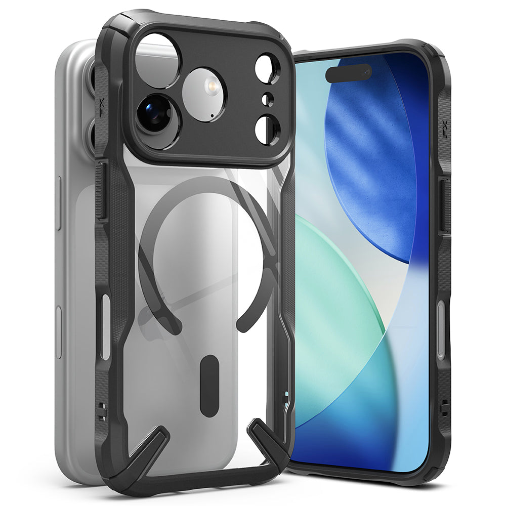 MagSafe hoesje voor Apple iPhone 17 Pro, Ringke, Fusion X, Zwart