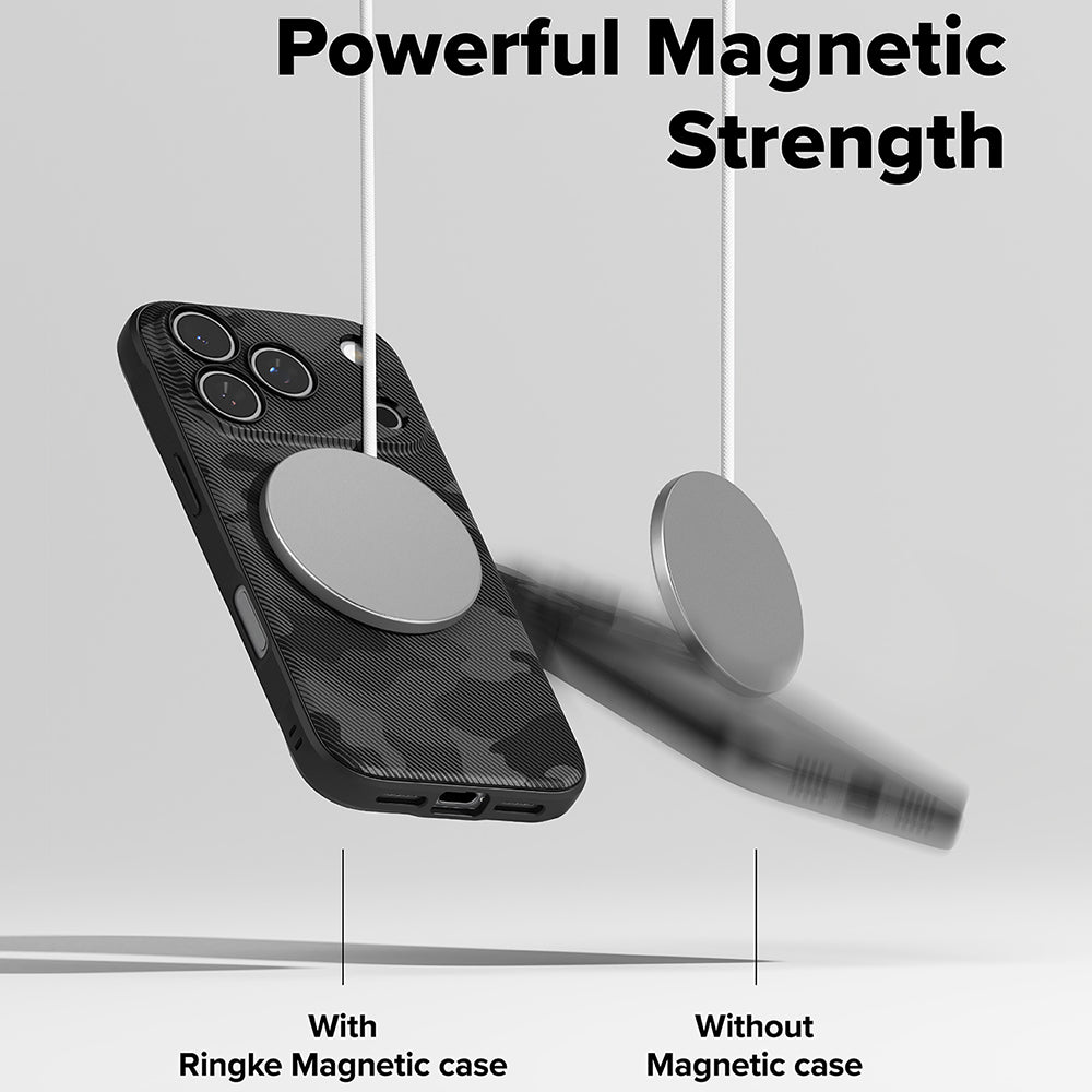 MagSafe hoes voor Apple iPhone 17 Pro, Ringke, Onyx, Camouflage