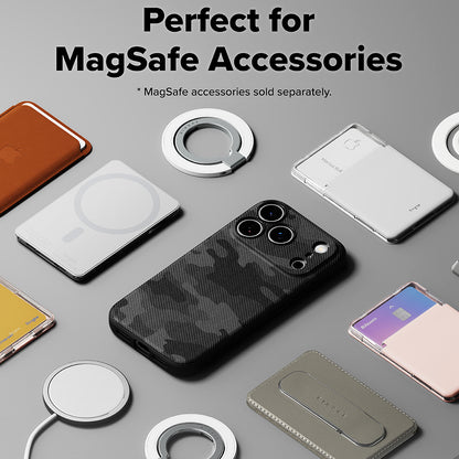 MagSafe hoes voor Apple iPhone 17 Pro, Ringke, Onyx, Camouflage