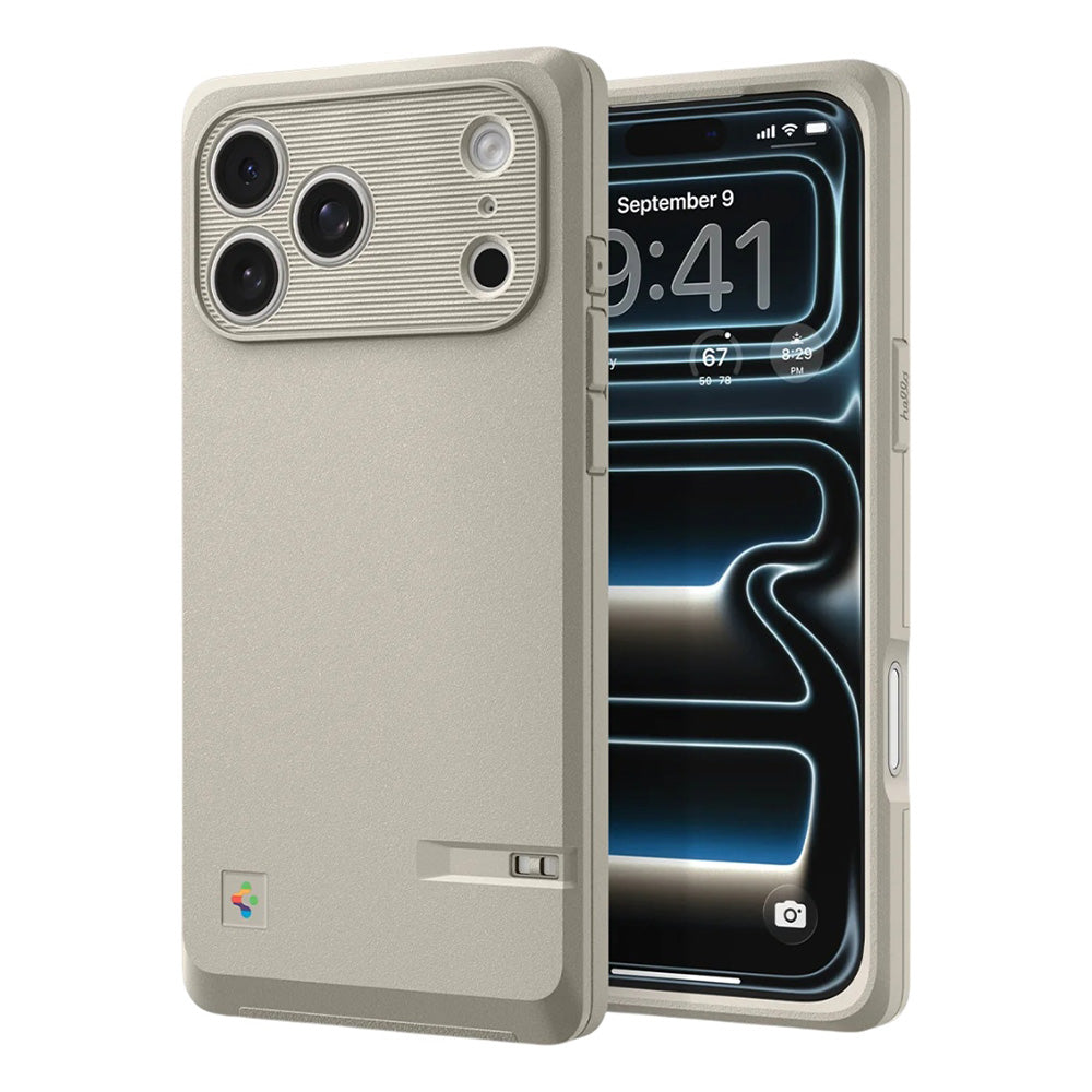 MagSafe-hoes voor Apple iPhone 17 Pro, Spigen, Classic LS, Crème ACS10479