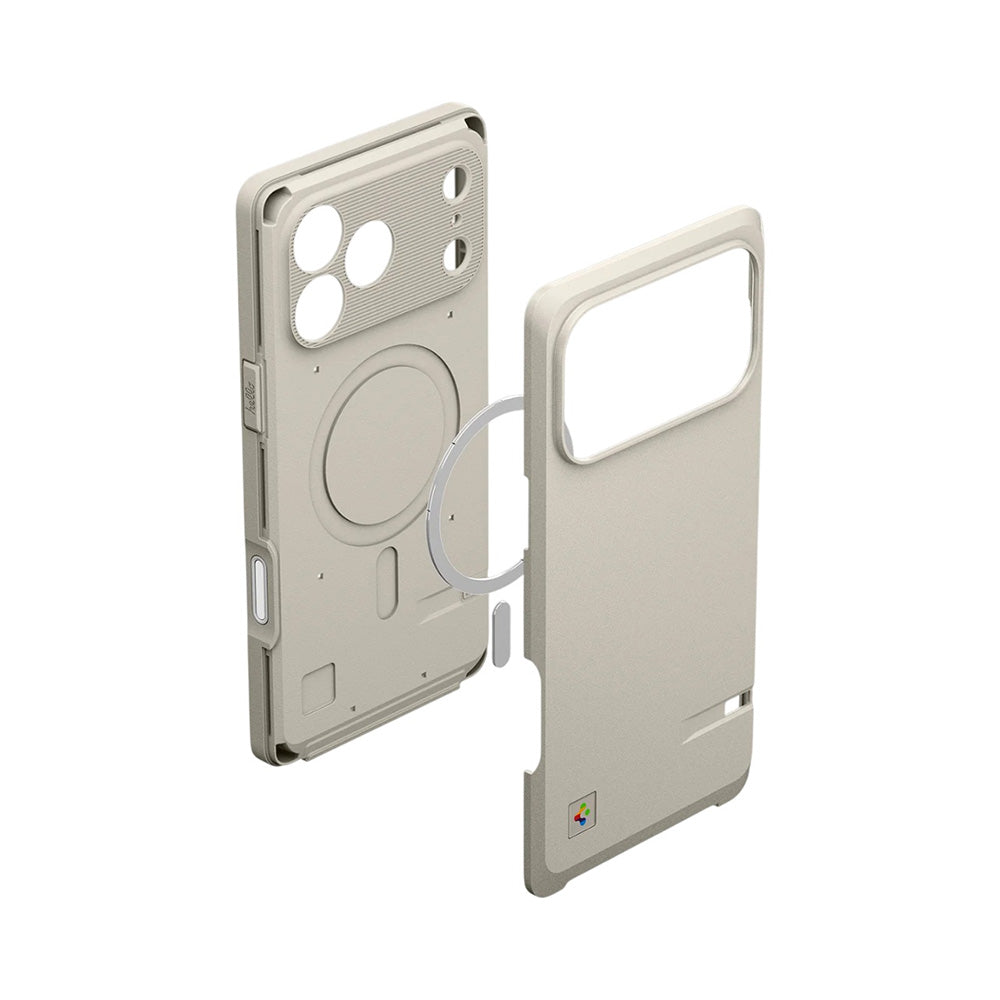MagSafe-hoes voor Apple iPhone 17 Pro, Spigen, Classic LS, Crème ACS10479