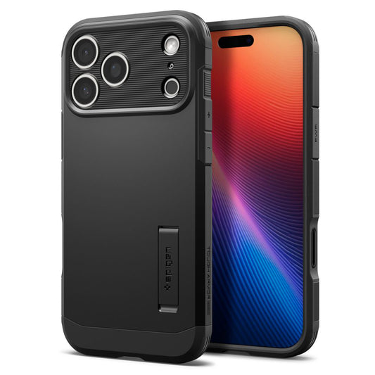 MagSafe hoesje voor Apple iPhone 17 Pro, Spigen, Tough Armor T, Zwart