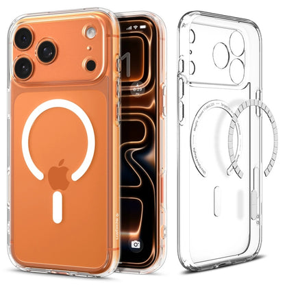 MagSafe hoesje voor Apple iPhone 17 Pro, Spigen, Ultra Hybrid, Wit