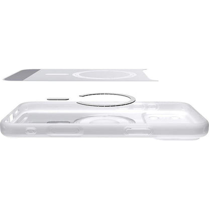 MagSafe hoes voor Apple iPhone 17 Pro, Spigen, Ultra Hybrid Classic, Zilver