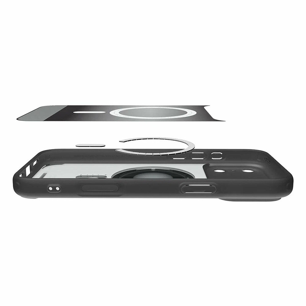 MagSafe hoes voor Apple iPhone 17 Pro, Spigen, Ultra Hybrid Classic, Zwart