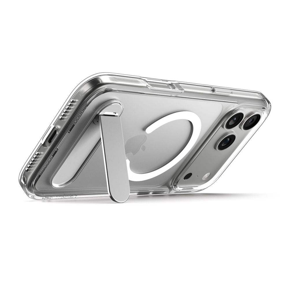MagSafe hoesje voor Apple iPhone 17 Pro, Spigen, Ultra Hybrid S, Transparant