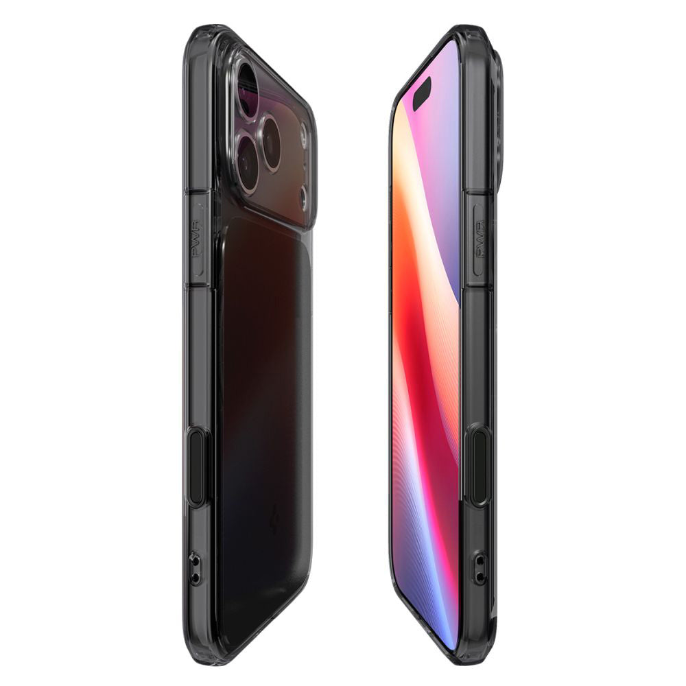 MagSafe hoesje voor Apple iPhone 17 Pro, Spigen, Ultra Hybrid T, Matzwart