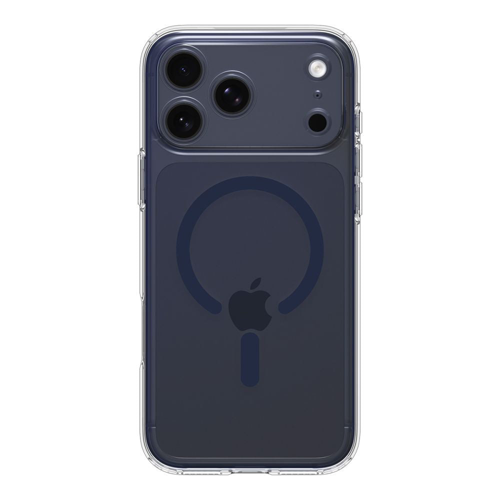 MagSafe Case for Apple iPhone 17 Pro, Spigen, Ultra Hybrid, Navy Transparent ACS11111