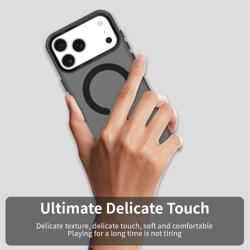 MagSafe hoes voor Apple iPhone 17 Pro, Techsuit, CandyCase, Zwart