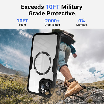 MagSafe hoesje voor Apple iPhone 17 Pro, Techsuit, ColorVerse 360, Paars