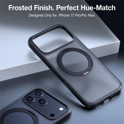 MagSafe hoes voor Apple iPhone 17 Pro, Torras, Ostand Pro, Zwart