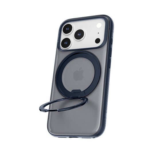 MagSafe hoesje voor Apple iPhone 17 Pro, Torras, Ostand R Fitness, Blauw