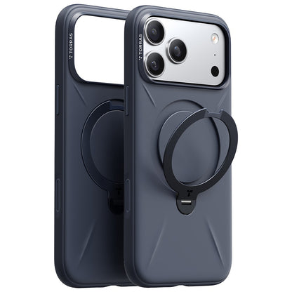 MagSafe hoesje voor Apple iPhone 17 Pro, Torras, QPRO Silicone, Blauw