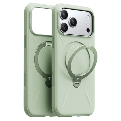 MagSafe hoesje voor Apple iPhone 17 Pro, Torras, QPRO Silicone, Matcha Groen