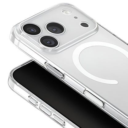 MagSafe hoes voor Apple iPhone 17 Pro, UNIQ, AirSuit MagClick, Transparant