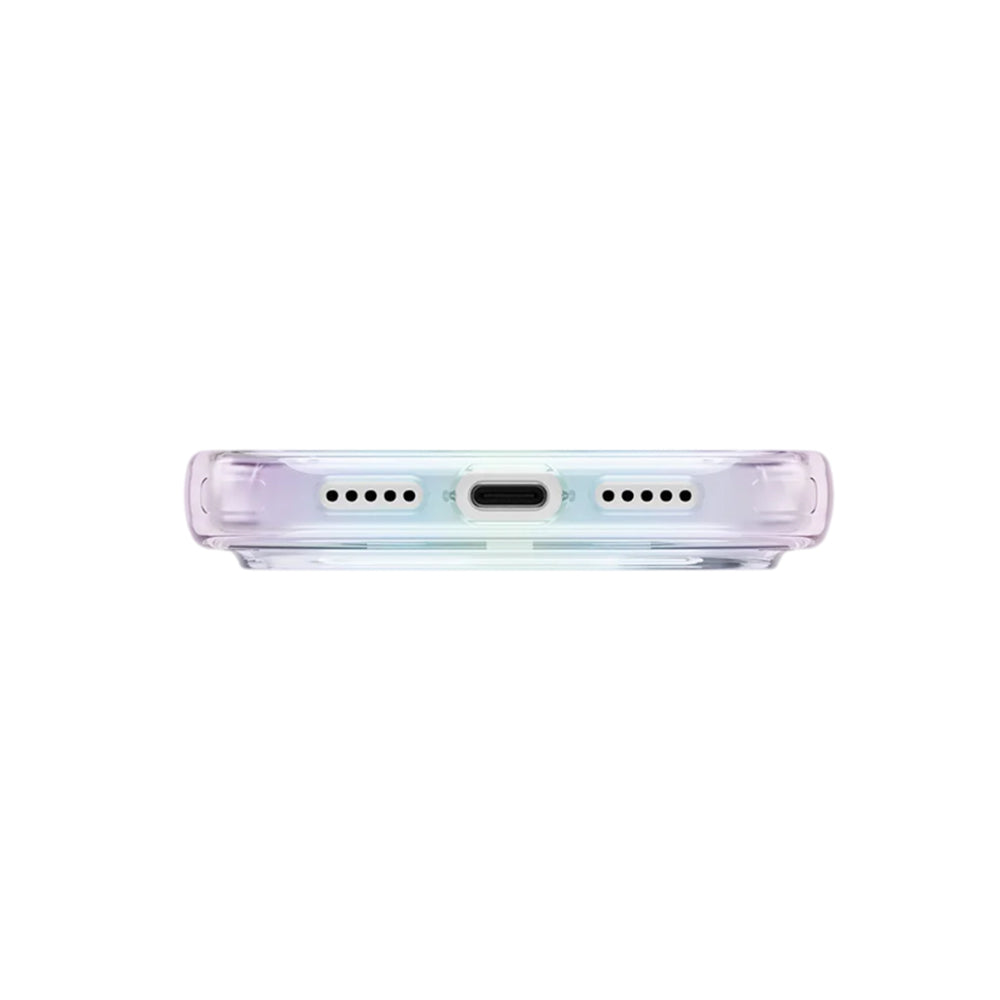 MagSafe hoesje voor Apple iPhone 17 Pro, UNIQ, Iridescia MagClick, Meerkleurig