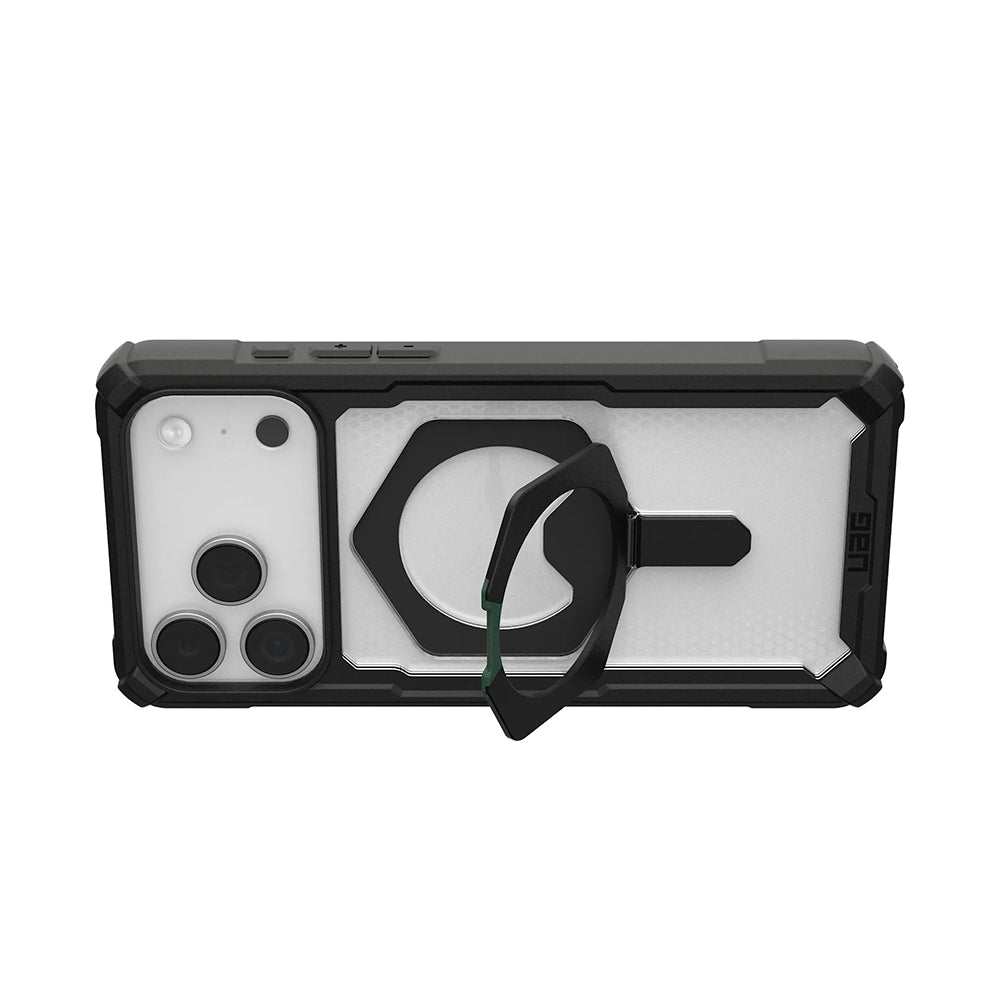 MagSafe hoes voor Apple iPhone 17 Pro, Urban Armor Gear, Plasma XTE, Transparant Zwart
