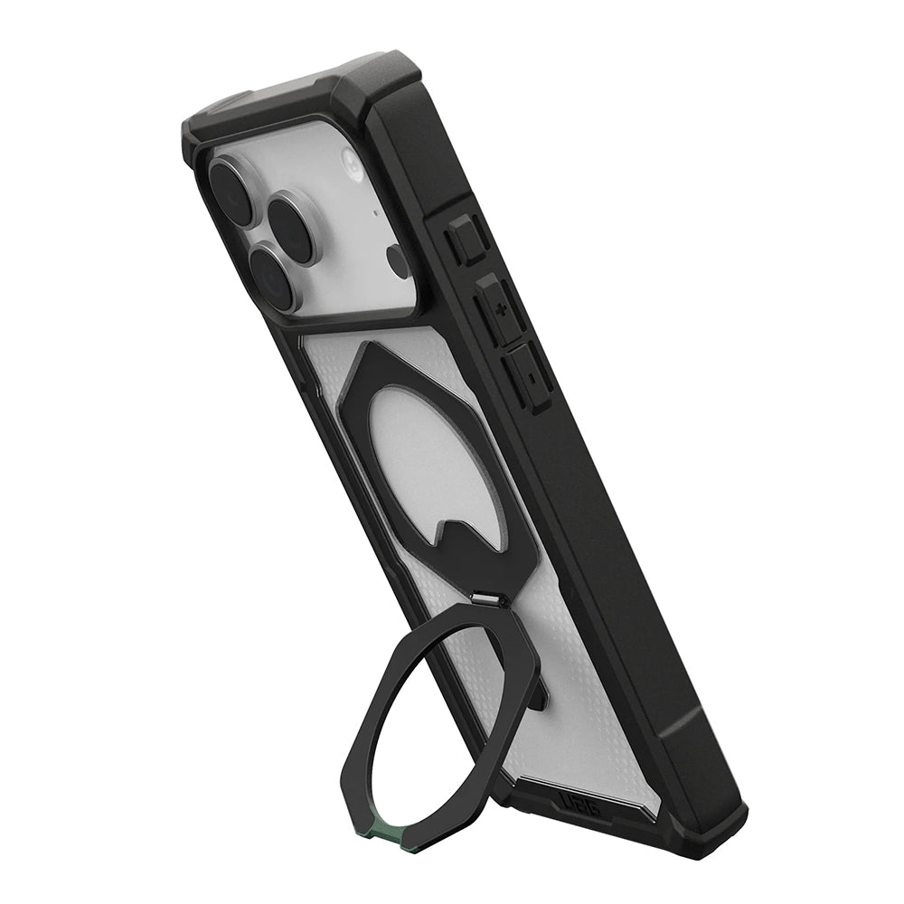 MagSafe hoes voor Apple iPhone 17 Pro, Urban Armor Gear, Plasma XTE, Transparant Zwart