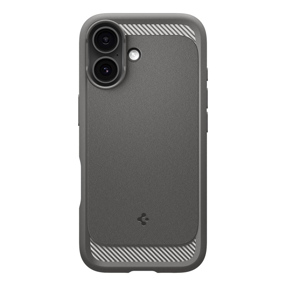 MagSafe hoesje voor Apple iPhone 17, Spigen, Rugged Armor, Gri