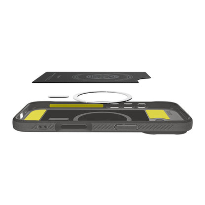 MagSafe hoesje voor Apple iPhone 17, Spigen, Rugged Armor, Gri