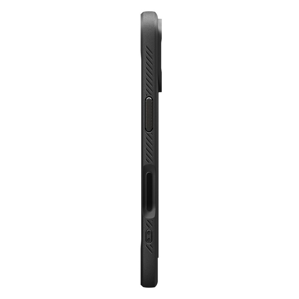 MagSafe hoesje voor Apple iPhone 17, Spigen, Rugged Armor, Matzwart