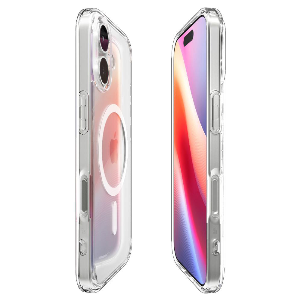 MagSafe hoesje voor Apple iPhone 17, Spigen, Ultra Hybrid, Wit