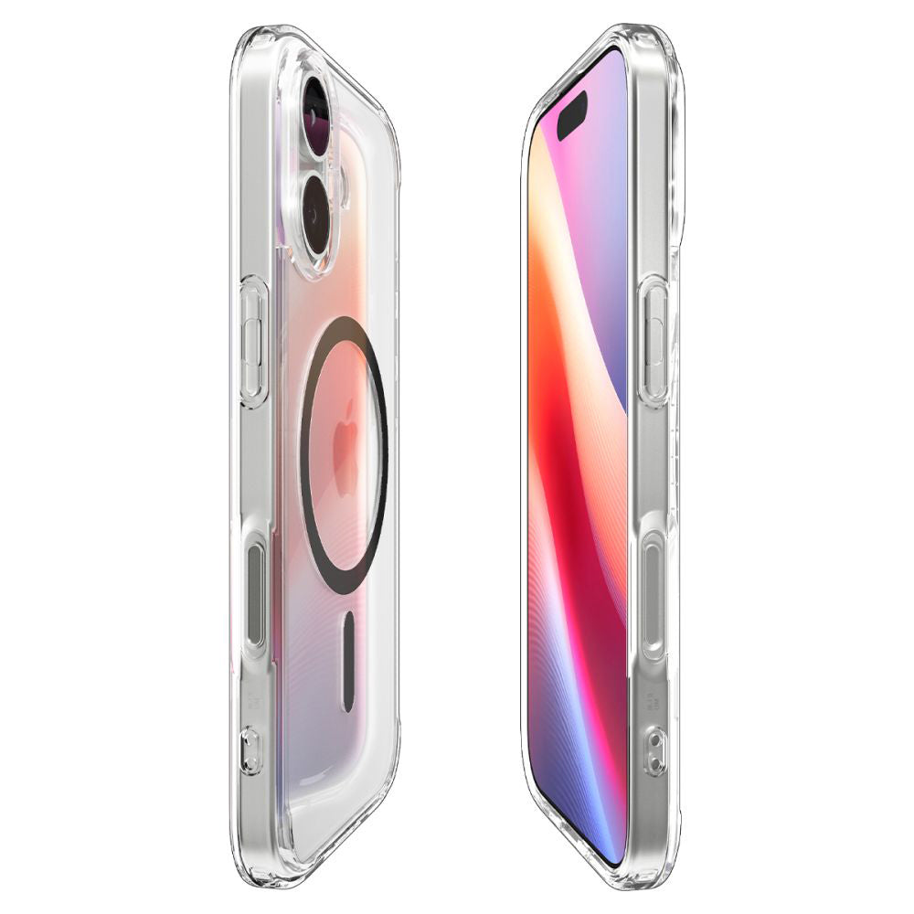 MagSafe hoesje voor Apple iPhone 17, Spigen, Ultra Hybrid, Gri