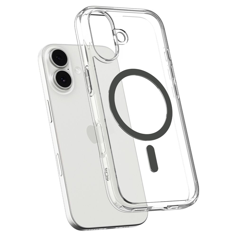 MagSafe hoesje voor Apple iPhone 17, Spigen, Ultra Hybrid, Gri