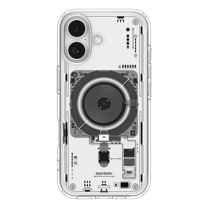 MagSafe hoesje voor Apple iPhone 17, Spigen, Ultra Hybrid Neo One, Transparant