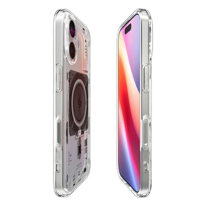 MagSafe hoesje voor Apple iPhone 17, Spigen, Ultra Hybrid Neo One, Transparant