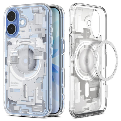 MagSafe hoesje voor Apple iPhone 17, Spigen, Ultra Hybrid Zero One, Wit