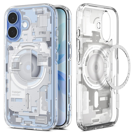 MagSafe hoesje voor Apple iPhone 17, Spigen, Ultra Hybrid Zero One, Wit