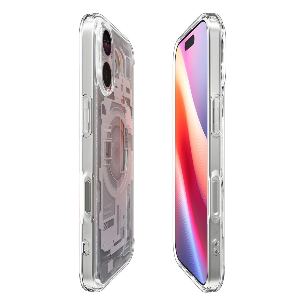 MagSafe hoesje voor Apple iPhone 17, Spigen, Ultra Hybrid Zero One, Wit