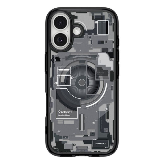 MagSafe hoesje voor Apple iPhone 17, Spigen, Ultra Hybrid Zero One, Zwart