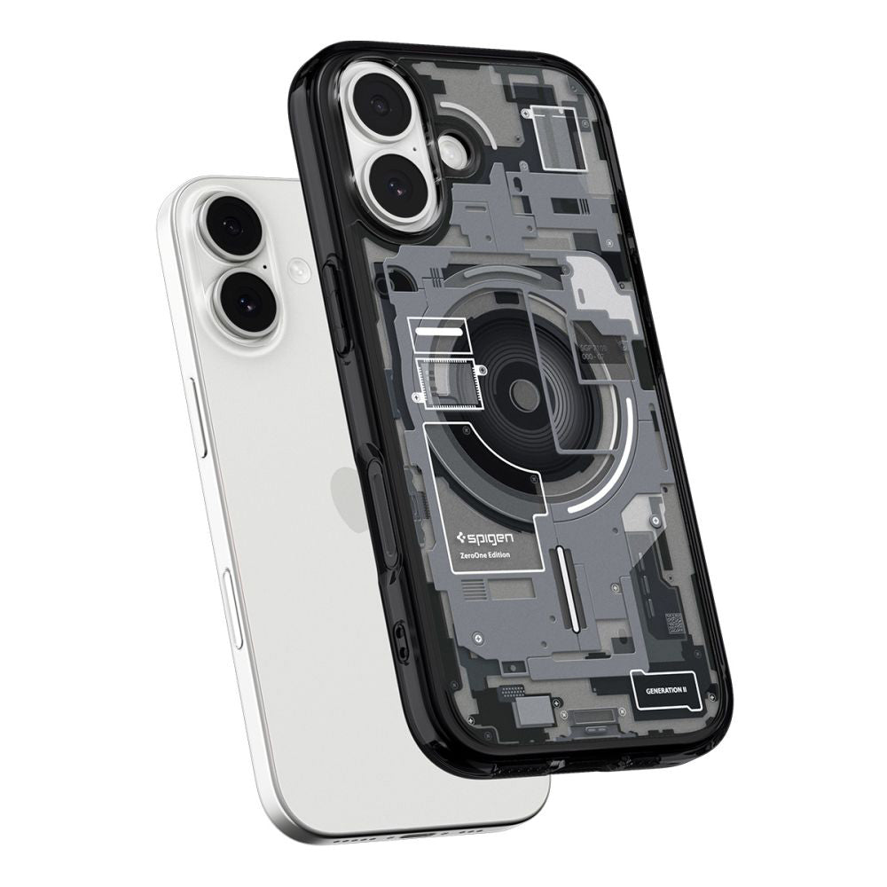 MagSafe hoesje voor Apple iPhone 17, Spigen, Ultra Hybrid Zero One, Zwart
