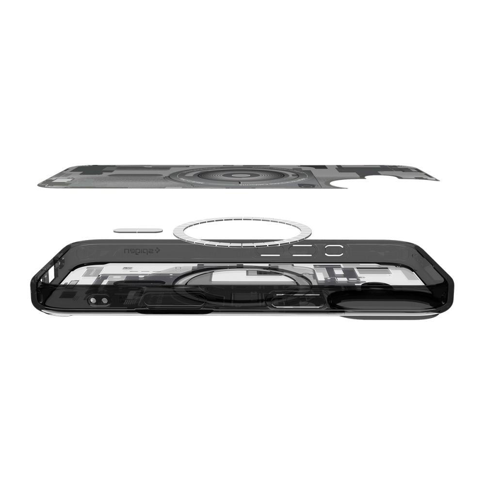 MagSafe hoesje voor Apple iPhone 17, Spigen, Ultra Hybrid Zero One, Zwart