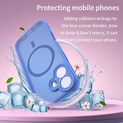 MagSafe hoesje voor Apple iPhone 17, Techsuit, HaloFrost II, Blauw