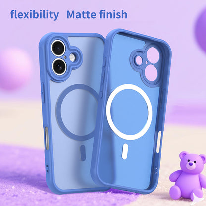 MagSafe hoesje voor Apple iPhone 17, Techsuit, HaloFrost II, Blauw