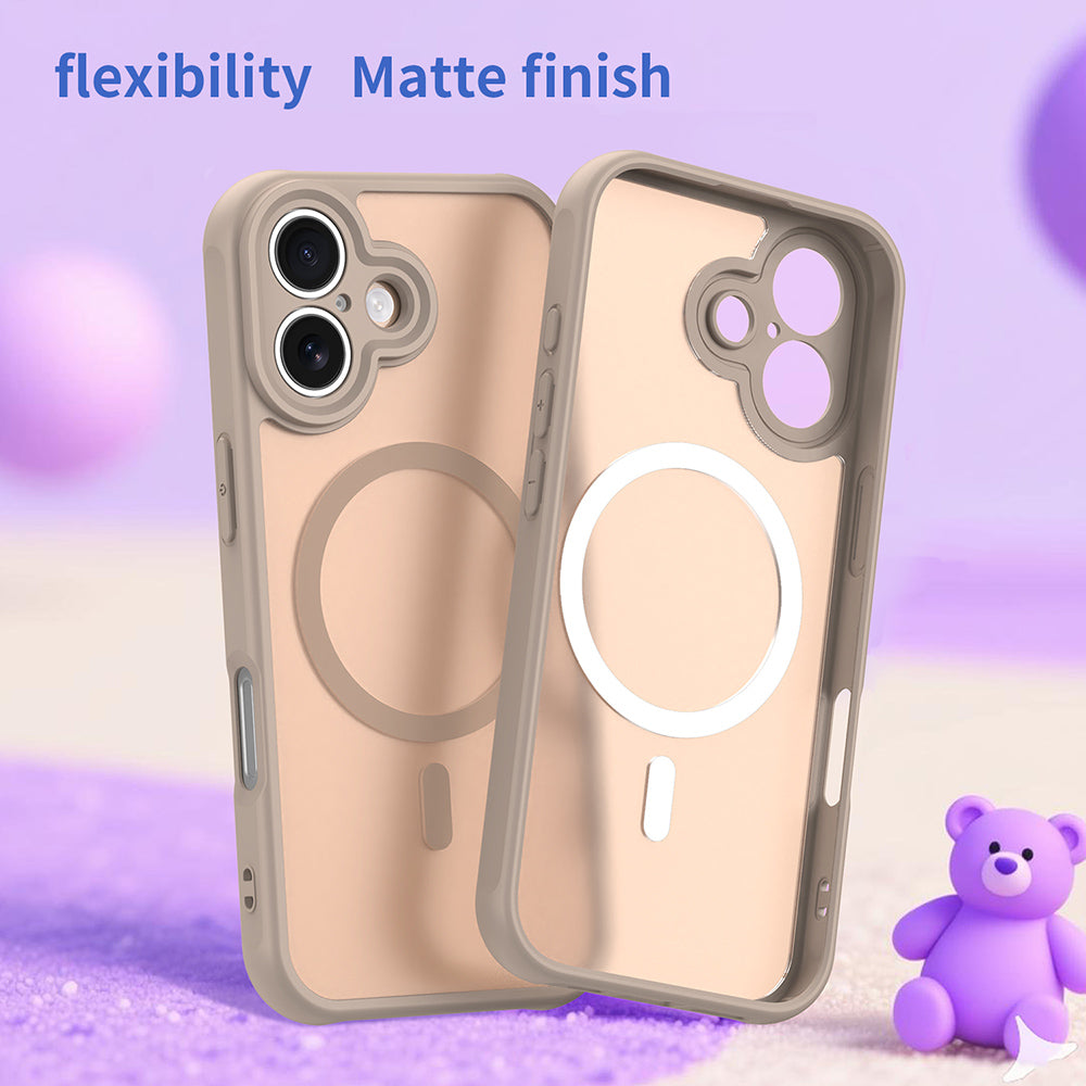 MagSafe hoesje voor Apple iPhone 17, Techsuit, HaloFrost II, Goud