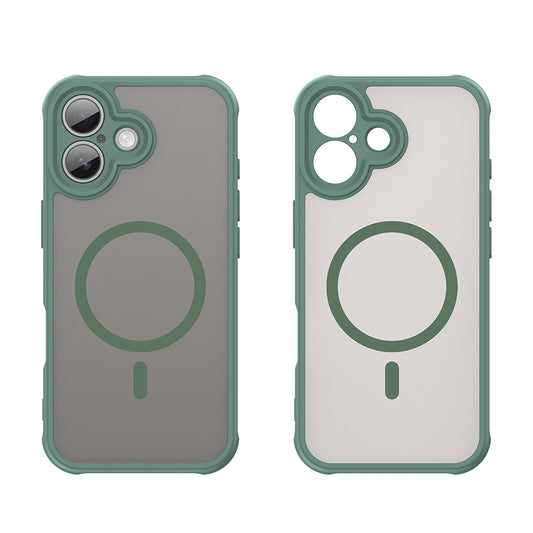MagSafe hoesje voor Apple iPhone 17, Techsuit, HaloFrost II, Groen