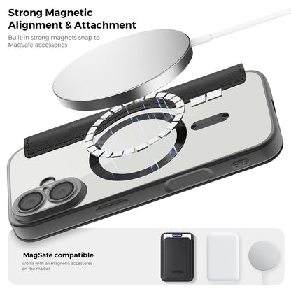 MagSafe hoes voor Apple iPhone 17, Techsuit, SmartMag Book, Groen