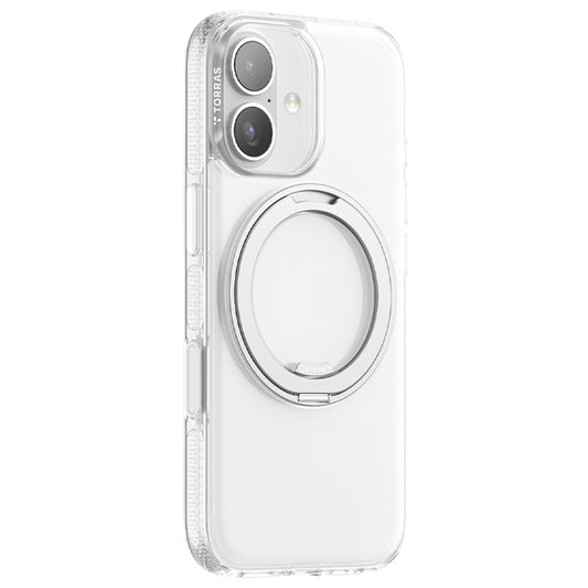 MagSafe hoesje voor Apple iPhone 17, Torras, Ostand R Fitness, Transparant