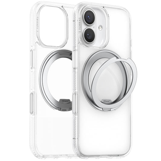 MagSafe hoesje voor Apple iPhone 17, Torras, Ostand R Fitness, Transparant