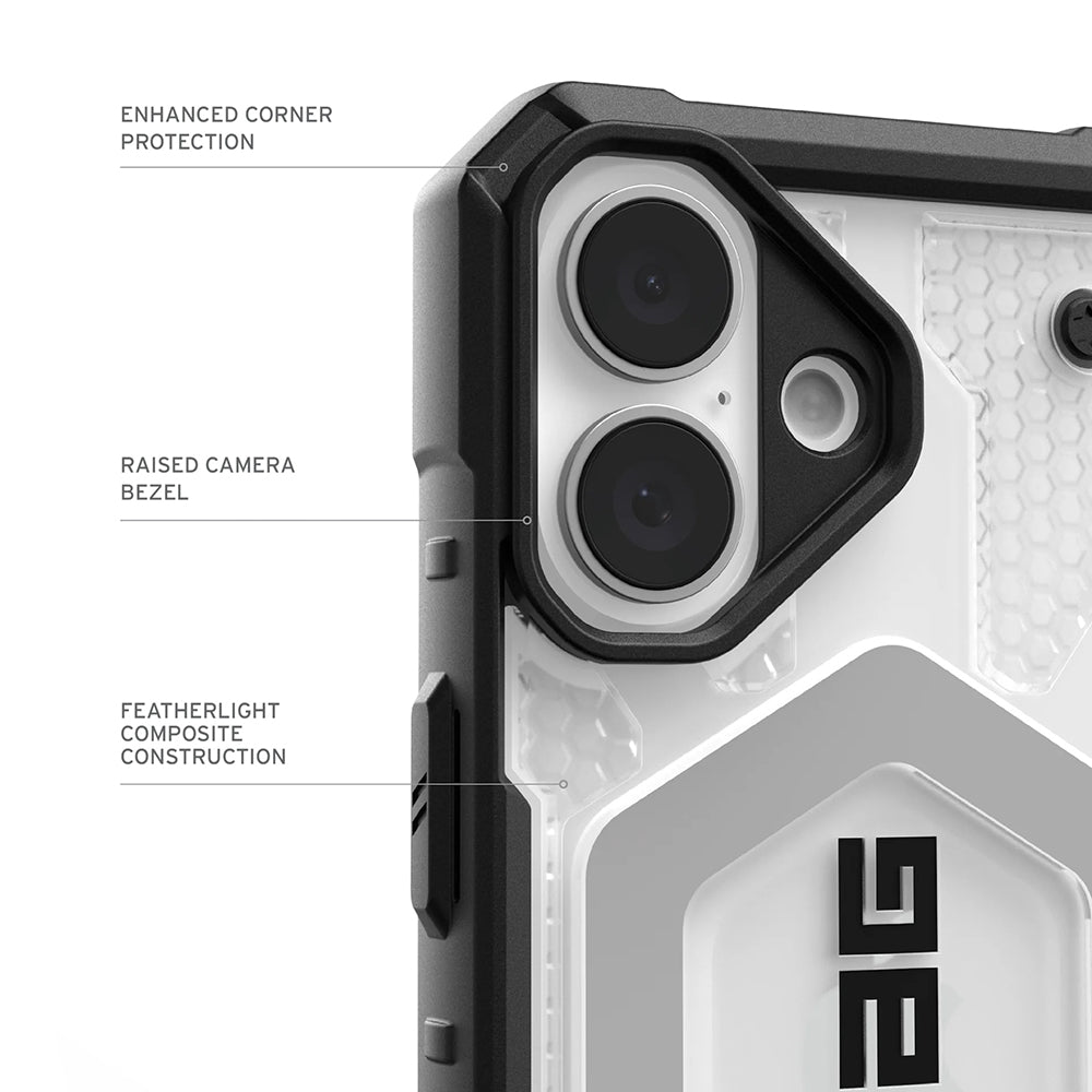 MagSafe hoesje voor Apple iPhone 17, Urban Armor Gear, Pathfinder Clear, Transparant