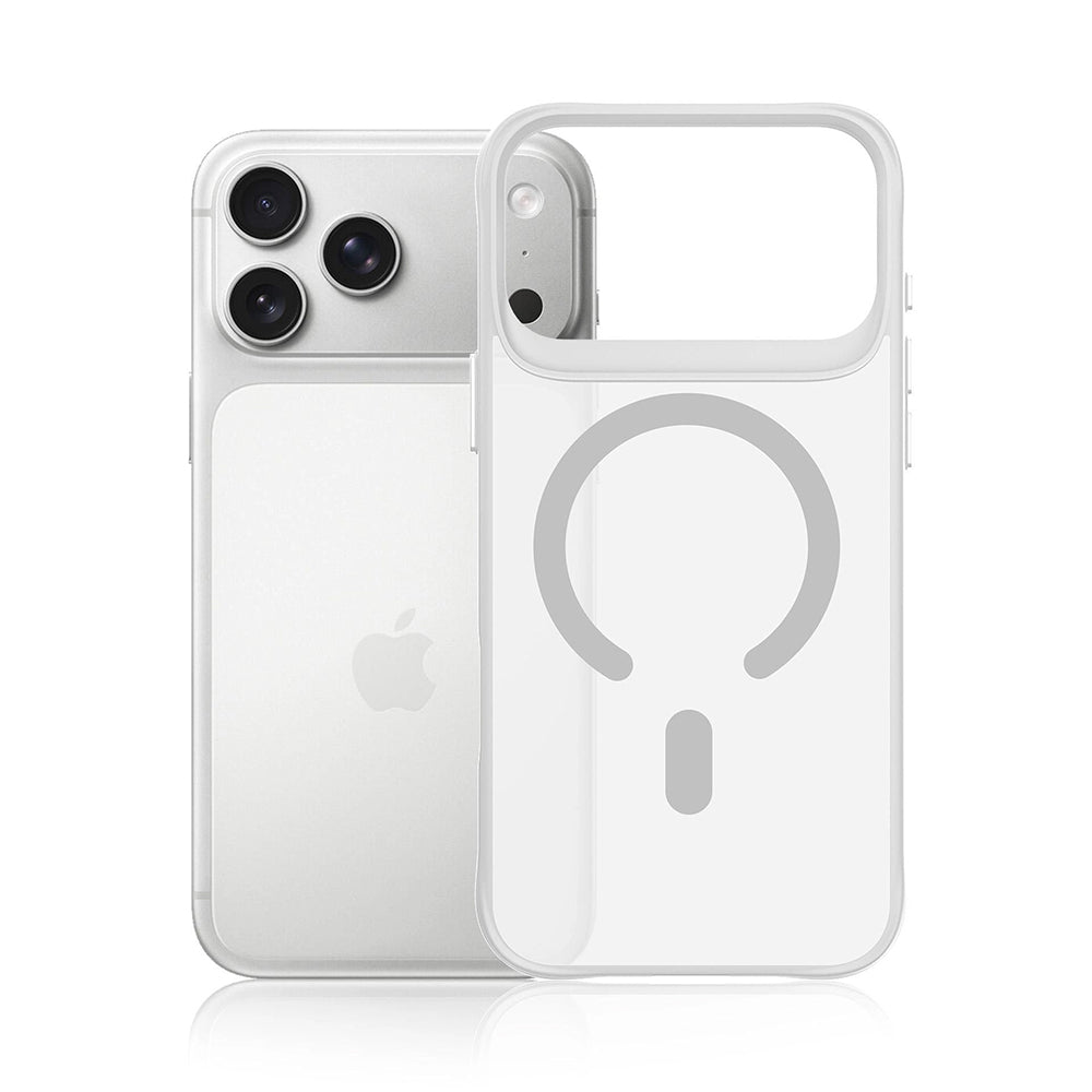 MagSafe-hoesje voor Apple iPhone 18 Pro / 17 Pro, 3MK, Smoke MagCase, wit