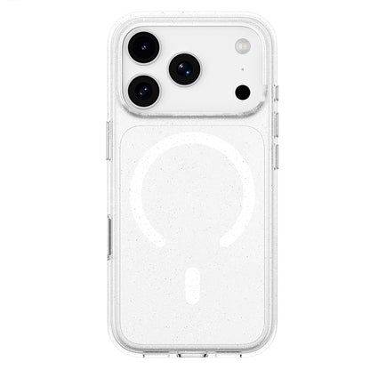 MagSafe-hoesje voor Apple iPhone 18 Pro / 17 Pro, Blueo, Crystal Pro Anti-Drop Glitter, transparant