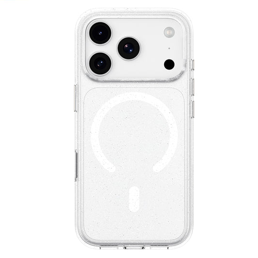 MagSafe-hoesje voor Apple iPhone 18 Pro / 17 Pro, Blueo, Crystal Pro Anti-Drop Glitter, transparant