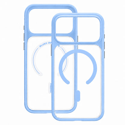 MagSafe-hoesje voor Apple iPhone 18 Pro / 17 Pro, Blueo, huidvriendelijk en schokbestendig, satijnblauw
