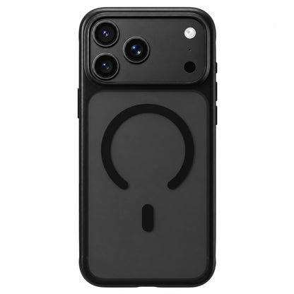 MagSafe-hoesje voor Apple iPhone 18 Pro / 17 Pro, Blueo, huidvriendelijk en schokbestendig, satijnzwart